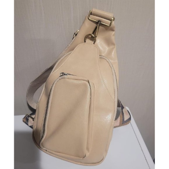 KFXFENQ Women Leather Crossbody Sling Backpack main image 8